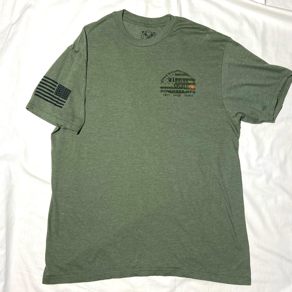 Howitzer Patriot MFG Olive Green Shirt X-Large
